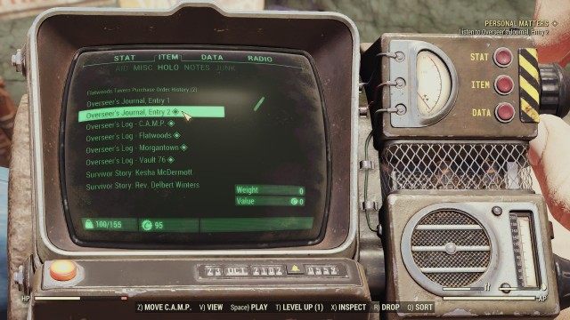 Listen to Overseer's Journal, Entry 2