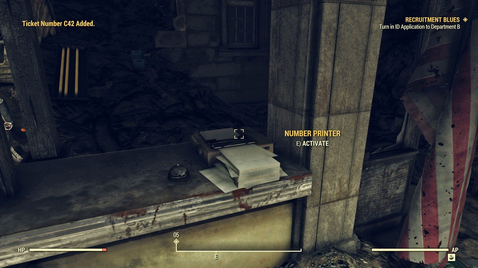 Acquire A Postmarked Letter In Charleston Fallout 76 Recruitment Blues, Fallout 76 Quest