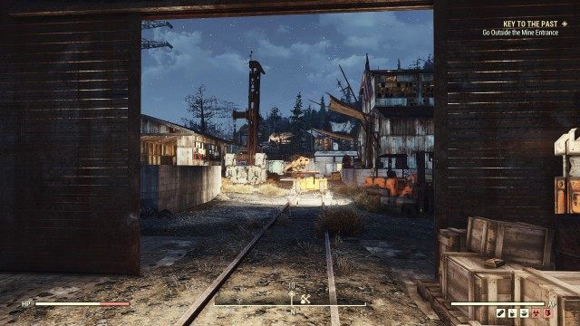 Go Outside the Mine Entrance