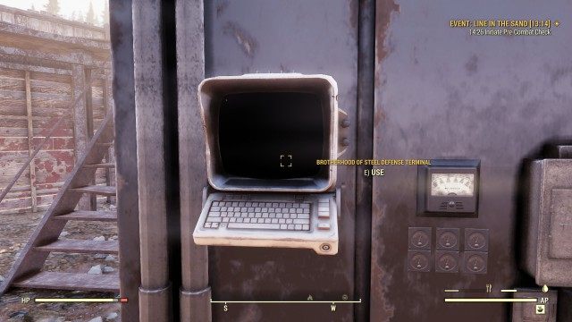 Initiate Pre-Combat Check