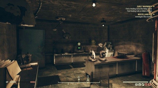 Investigate Ella's bunker