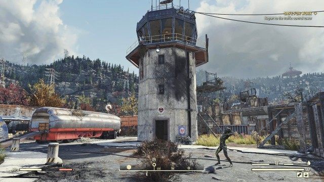 Report to the traffic control tower