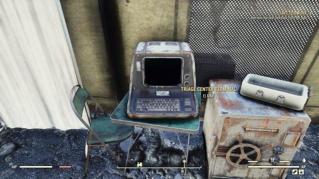 Retrieve the next holotape from the safe