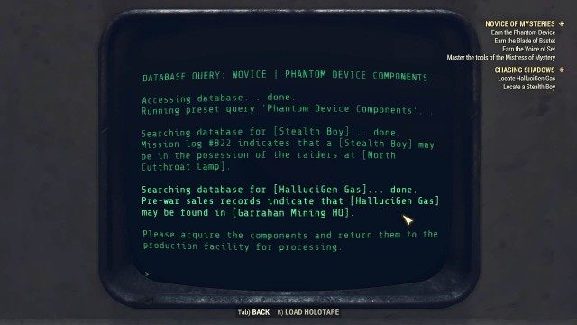 Search Cryptos for Phantom Device components