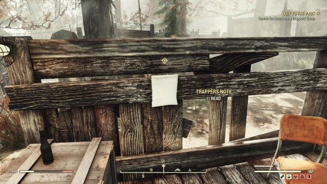 Search for Notes at the Trappers' Camp