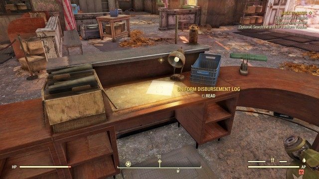 (Optional) Search the area for a Uniform Voucher