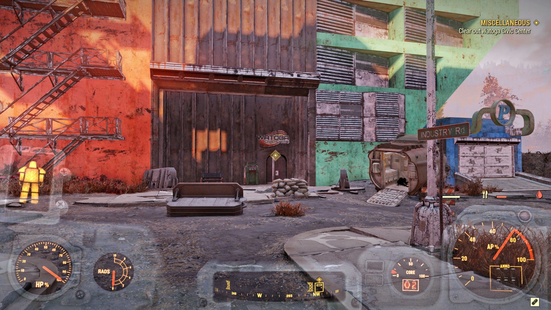 Clear Watoga Civic Center, Fallout 76 Quest