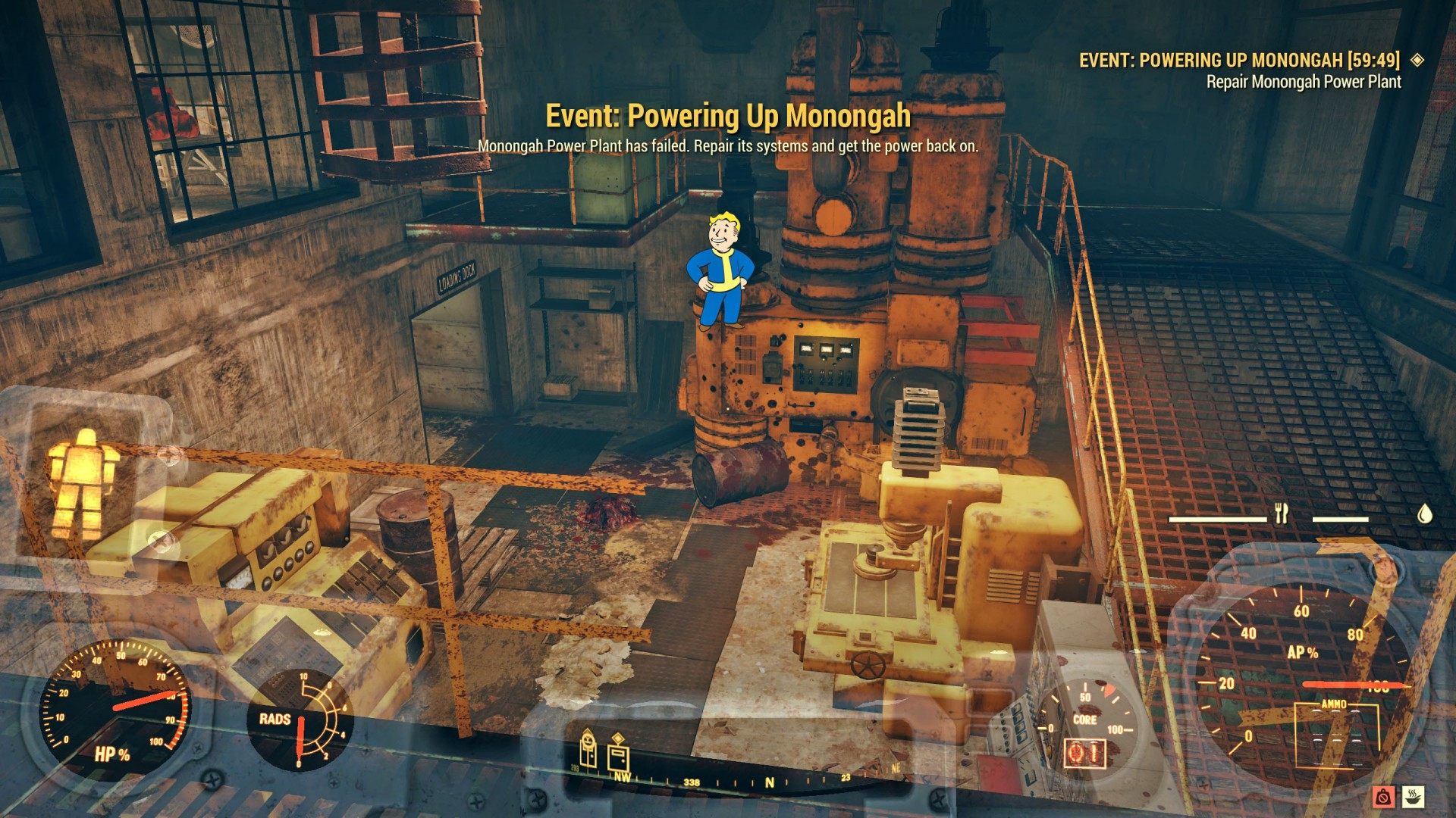 Event Powering Up Power Plant Location Fallout 76 Quest