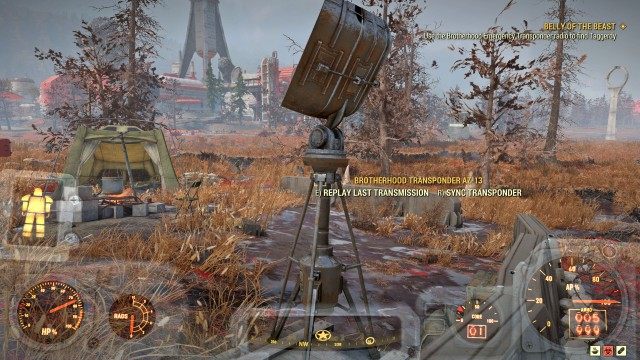 Use the Brotherhood Emergency Transponder radio to find Taggerdy