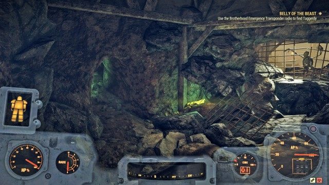 Use the Brotherhood Emergency Transponder radio to find Taggerdy