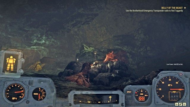 Use the Brotherhood Emergency Transponder radio to find Taggerdy