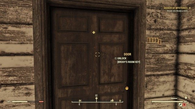 Break into Brody's room