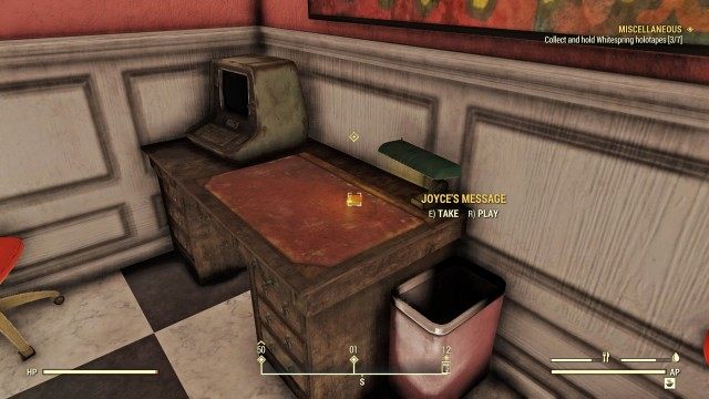 Collect and hold Whitespring holotapes [x/7]