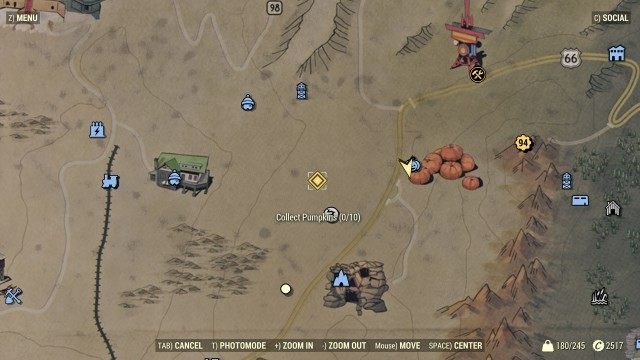 Collect Pumpkins (x/10)