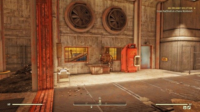 Create RadShield at a Chems Workbench
