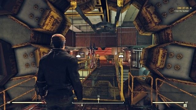 Enter the bunker
