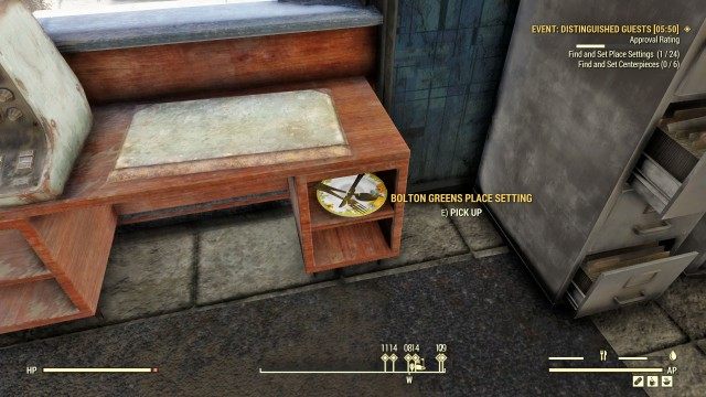 Find and Set Place Settings  (x/24)