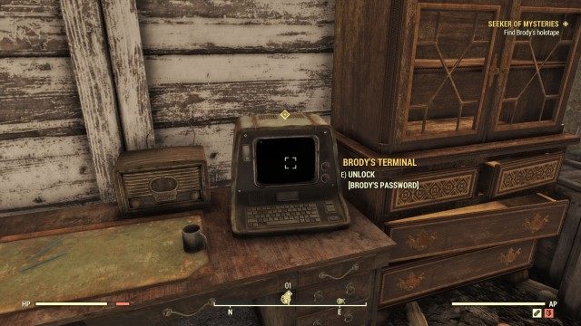 Find Brody's holotape