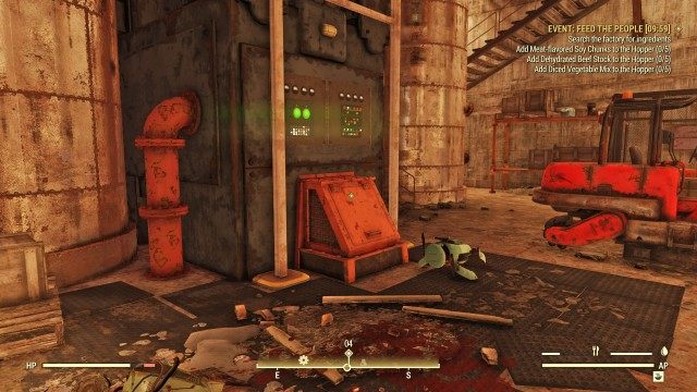 Search the factory for ingredients