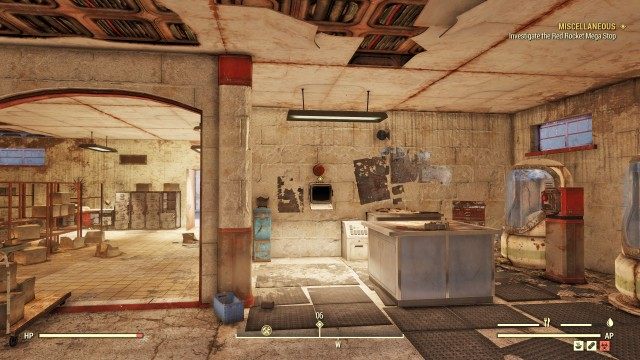 Investigate the Red Rocket Mega Stop
