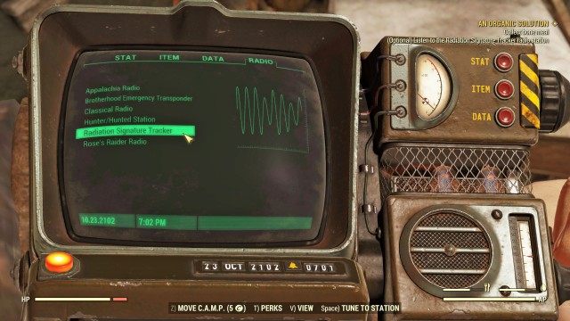 (Optional) Listen to the Radiation Signature Tracker radio station