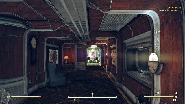 Proceed to the next room