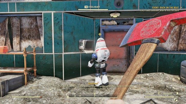 Protect Steelheart while he tests the alarm