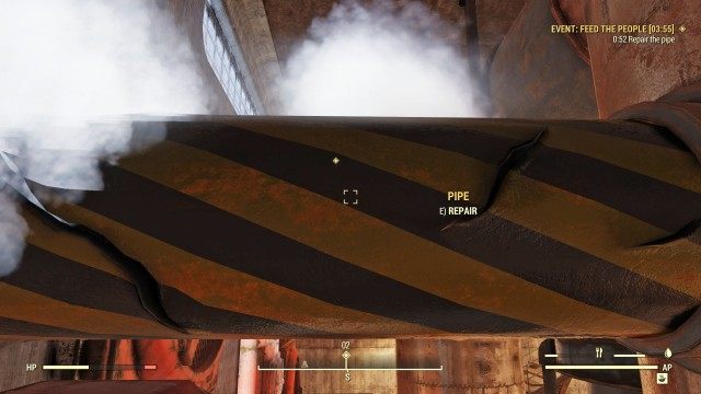 Repair the pipe