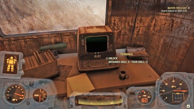 Search hideout for clues (x/5)