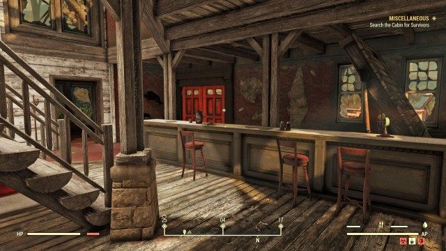 Search the Cabin for Survivors