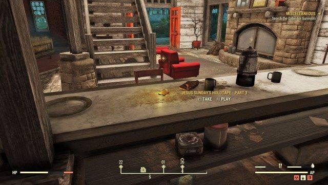 Search the Cabin for Survivors