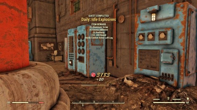 Recover the bombs (x/3)