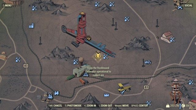 Keep the Rockhound Excavator operational to collect ore