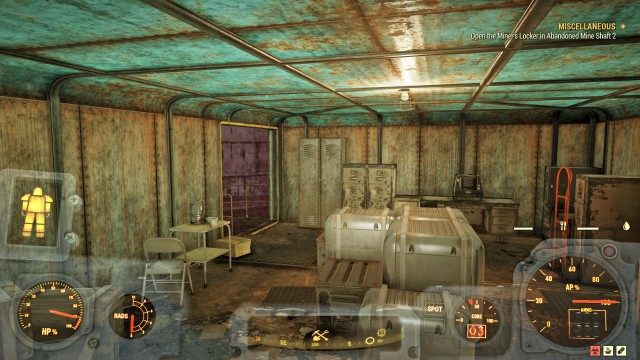Open the Miner's Locker in {Locker Location}
