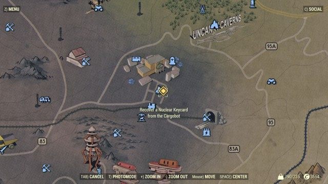 Recover a Nuclear Keycard from the Cargobot