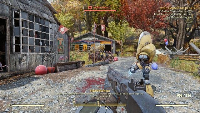 Defeat the Honey Beasts at the Honey Haus