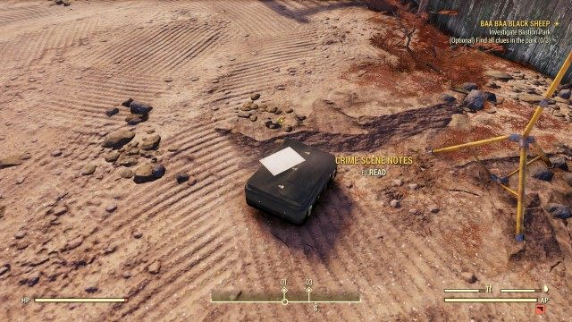 (Optional) Find all clues in the park (0/3)