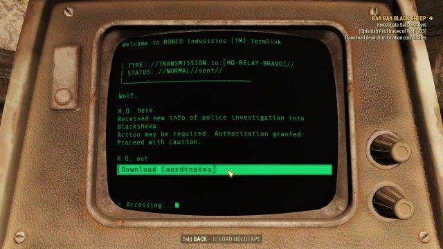 Download dead drop location coordinates