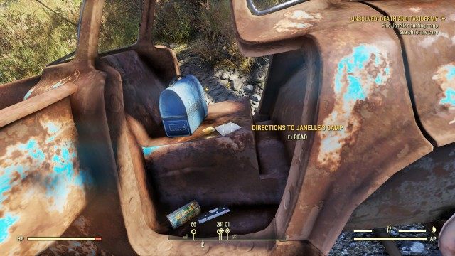 Find Janelle's hunting camp