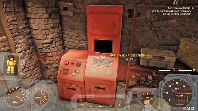 Get past the Pump Station Door