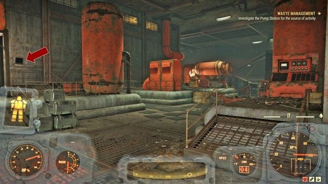 Investigate the Pump Station for the source of activity