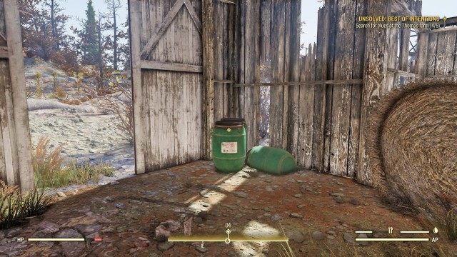 Search for clues at the Thomas farm (0/5)