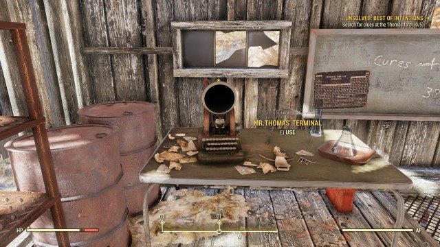Search for clues at the Thomas farm (0/5)