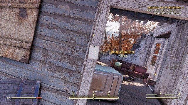 Search for clues at the Thomas farm (0/5)