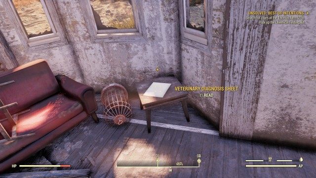 Search for clues at the Thomas farm (0/5)