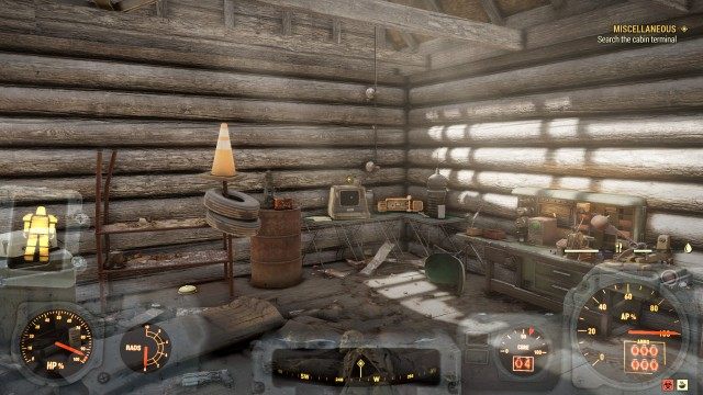 Search the cabin terminal