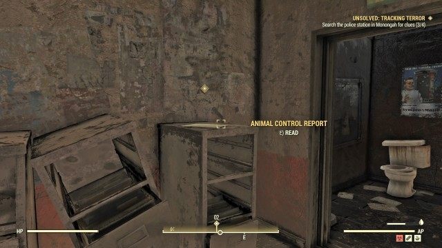  Search the police station in Monongah for clues (0/4)