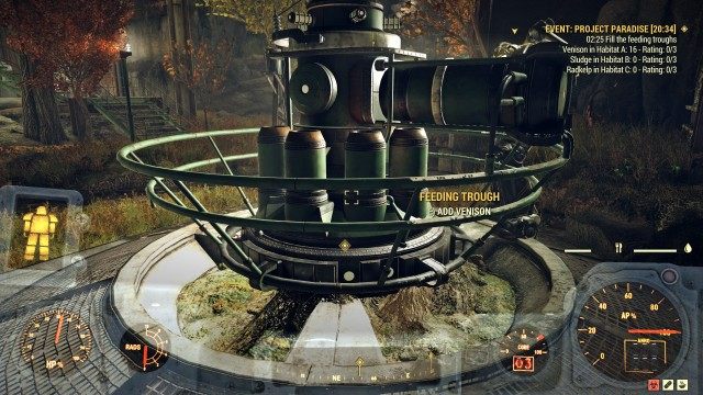 Fill the feeding troughs [6:00]