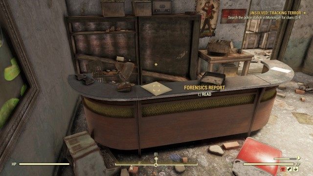  Search the police station in Monongah for clues (0/4)