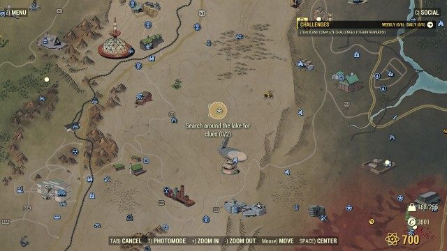 Search around the lake for clues (0/2)
